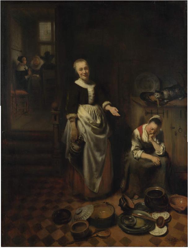 Nicolaes maes The Idle Servant oil painting image